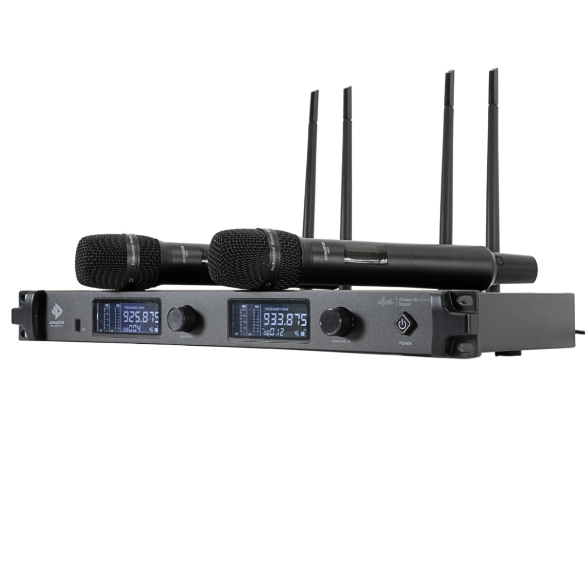 공연용 2채널 무선마이크 AVMASTER SMC-9002 강당 연습실 보컬 회의실 체육관 380,000원
