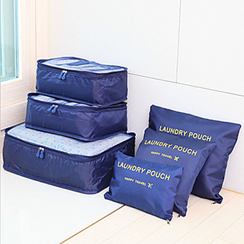 여행용파우치 6종 세트 여행 보조가방 캐리어 결합백 보스턴 여행가방 5,900원