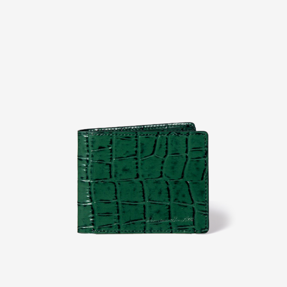 본아띠 천연소가죽 악어 크로커다일 수제 반지갑 52,500원