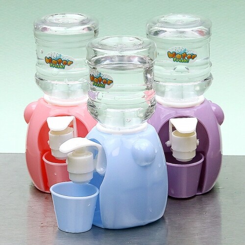 미니어처 정수기 컵 주방 소꿉 놀이 장난감, 핑크 정수기  카-012 770원