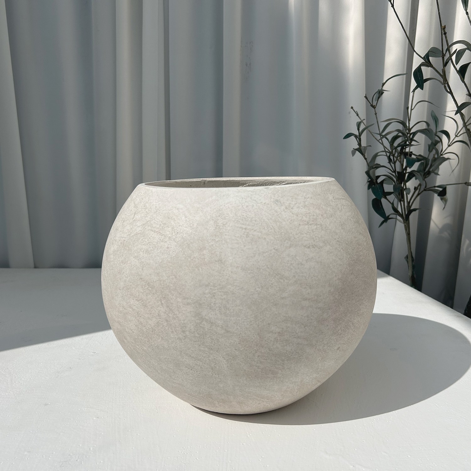 밍이네가든 화분 유로스톤 볼, 1개, 베이지 22,000원