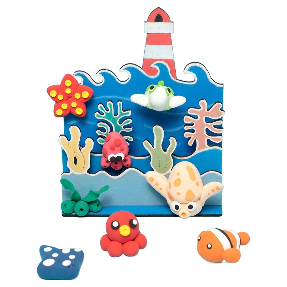 민화샵 컬러클레이 입체 바다속 풍경 만들기 SDPCL0320 18,800원