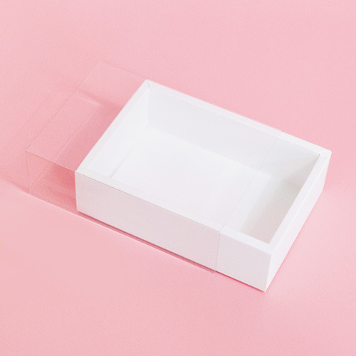 중앙패키지 (도매) 투명 슬리브 화이트 다용도상자(직사각) 500개, 500개 300,000원