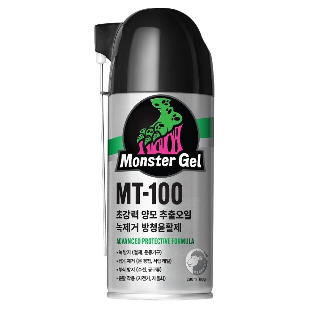 몬스터겔 초강력 녹제거 금속 방청윤활제 280ml MT-100 9,900원
