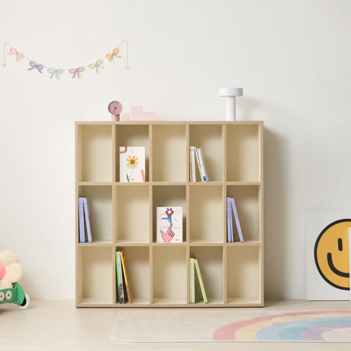 토이 3단 2단 책장 1100 교구장, 3단, 크림화이트 139,000원