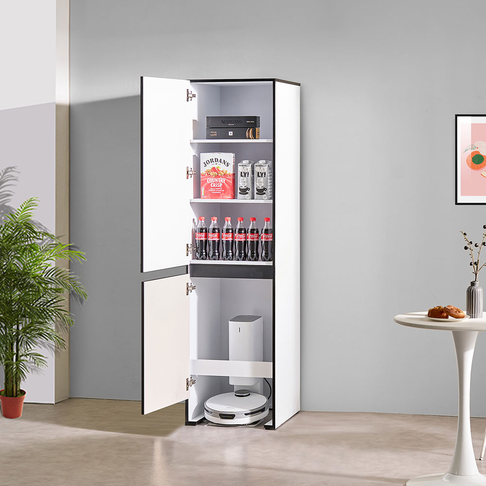 지오 비스포크 3서랍 로봇청소기 오브제 빌트인 광폭 주방수납장 틈새장 렌지대 밥통수납 219,000원