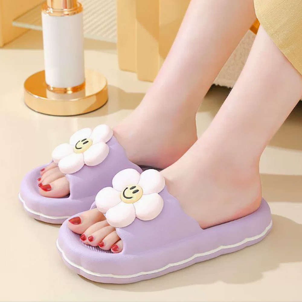 파티굿즈 데이지 EVA 슬리퍼 실내화 거실화 사무실 학교, 1개, 퍼플 12,990원