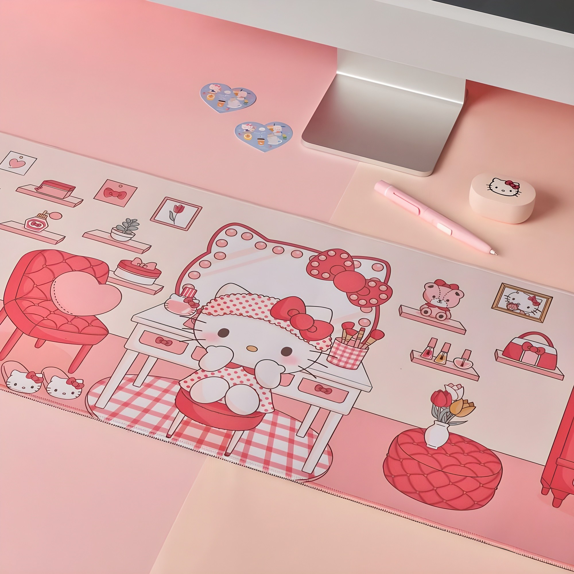 산리오 캐릭터즈 헬로키티 룸투어 장패드 14,000원