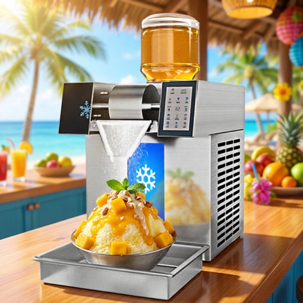 설보라 눈꽃 빙수기계 디저트 팥빙수 머신 업소용 우유 빙수 제조기 실타래 초고속 쇄빙기, 1200WD 655,000원