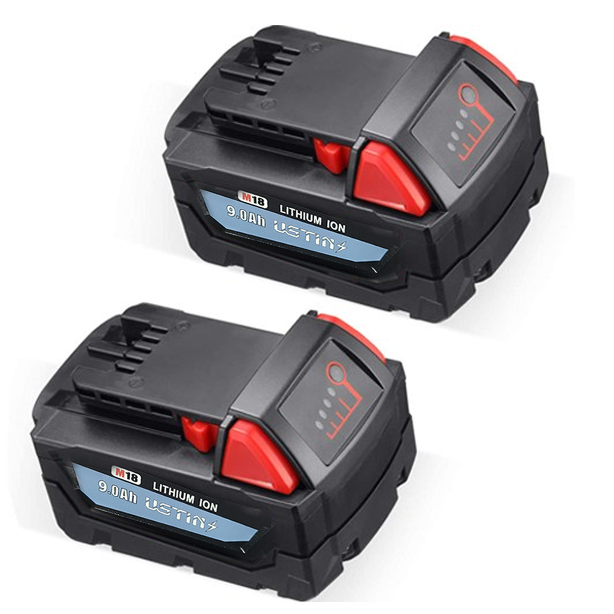 우스틴스 8AH 밀워키 교체하다 공구 리튬 배터리, 2개 77,980원