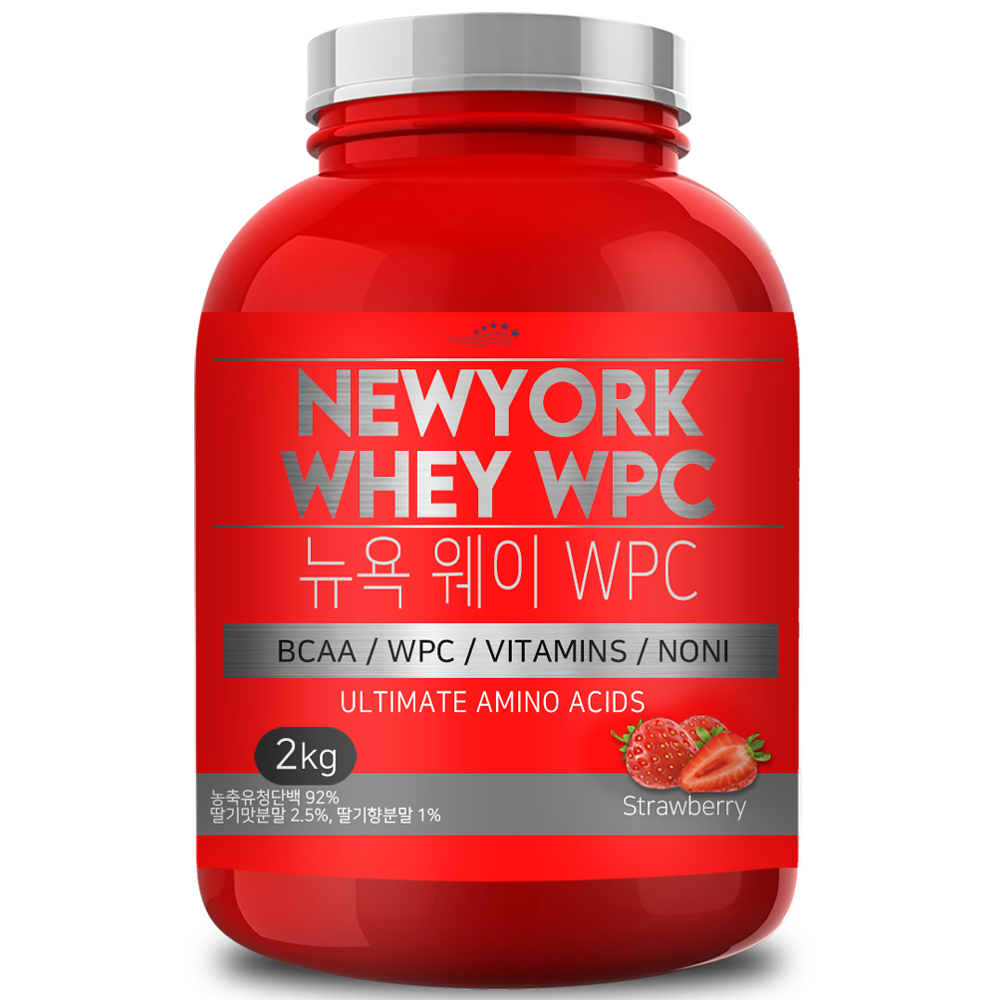 뉴욕웨이 딸기맛 WPC 단백질보충제 프로틴 포대유청 66,050원