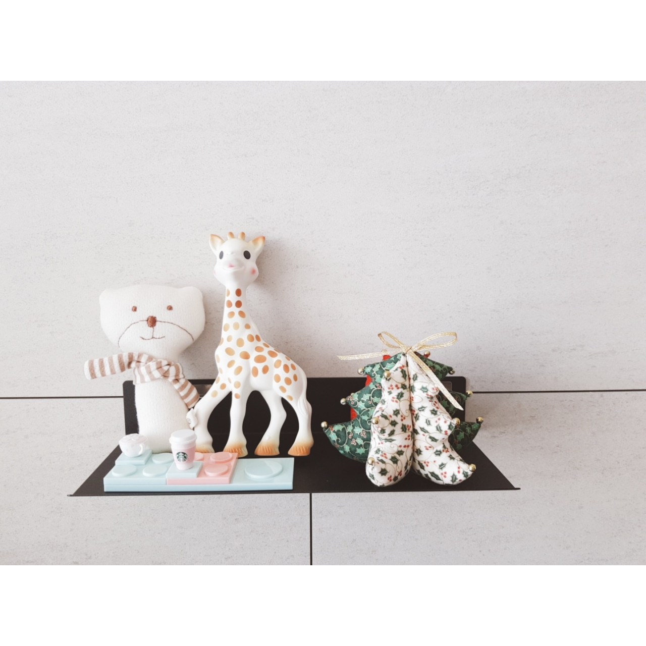 티라미슈 아트월 선반 국산 대리석 벽선반 무타공선반 다용도선반, 블랙실버, 1단 19,500원