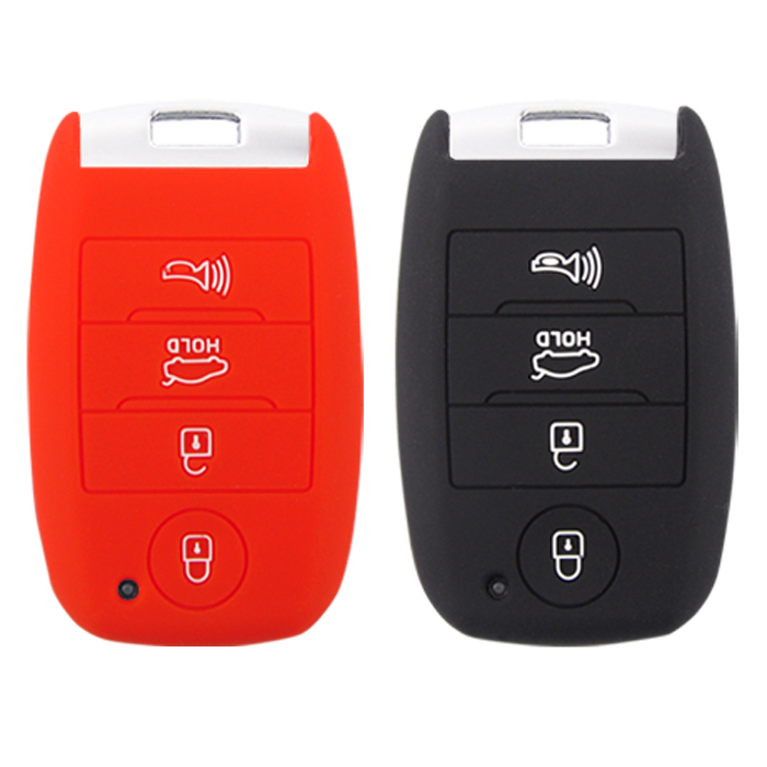 더조은셀러 올뉴K5 쏘렌토R등 올뉴 쏘울 뉴K5 등 스마트키 실리콘 케이스 키홀더 2,900원