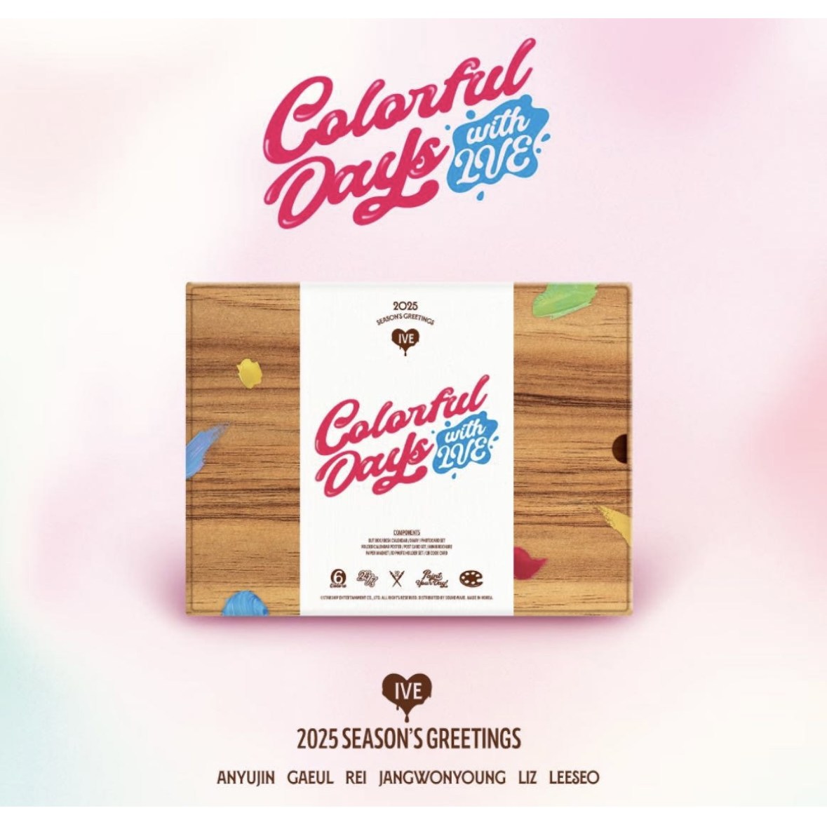 [사웨 정품 특전 랜덤 1종 증정]아이브 정품 시즌그리팅 2025 앨범 Colorful Days with IVE 63,900원