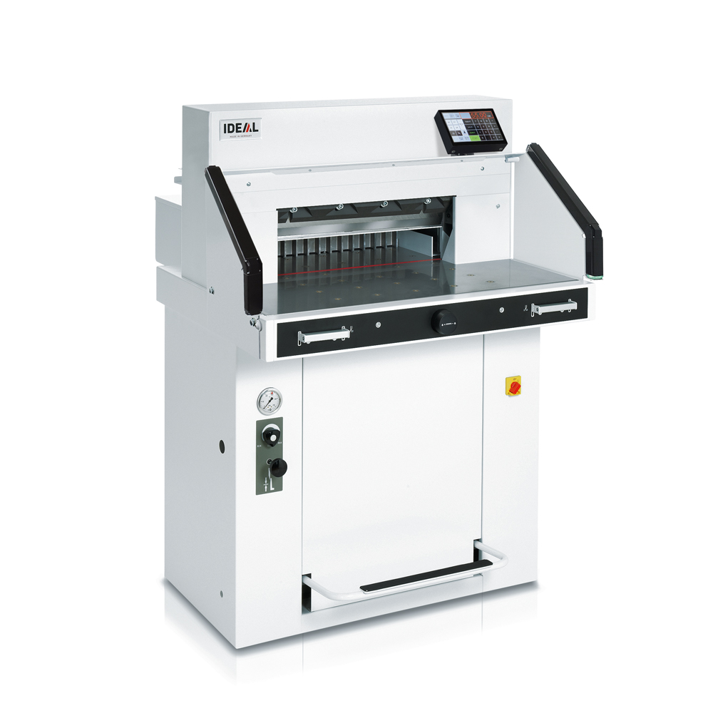 전동 유압식 자동재단기 IDEAL 5560 독일정품 터치패드 안전장치, 단품 22,000,000원
