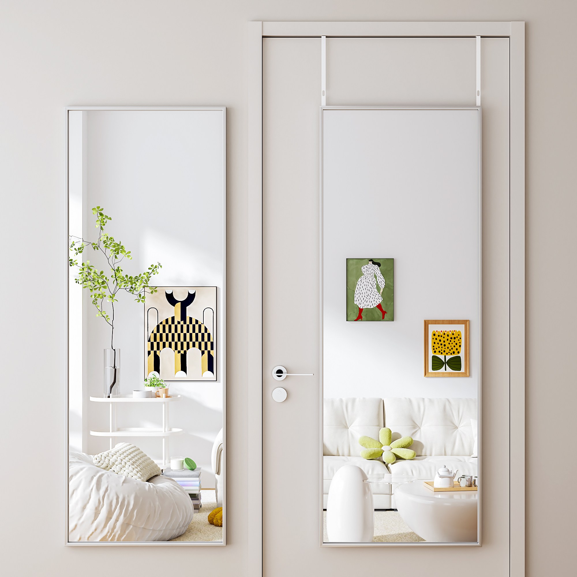 뷰티피크 문걸이 전신거울 34*120cm 39,900원