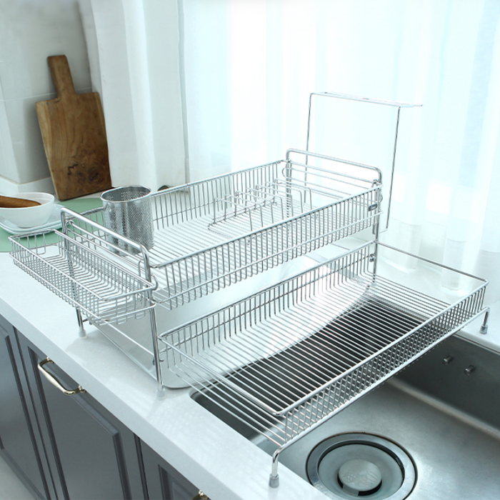 에넥스 유닉 엣지 304 올스텐레스 식기건조대, 2단, 단일색상, 1개 141,000원