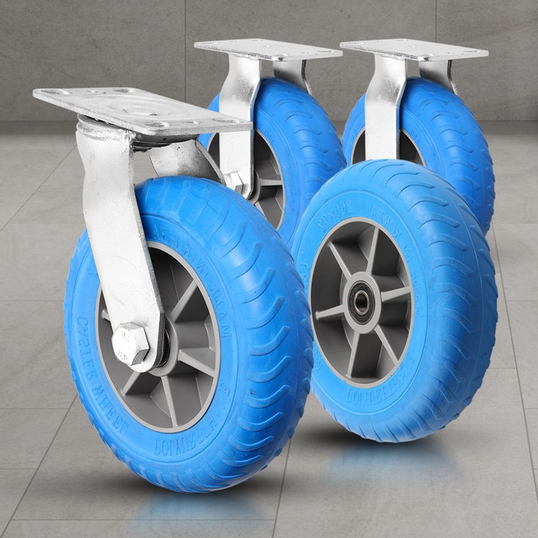 10인치 250mm 발포 통고무 캐스터바퀴 운반대차 수레카트 고하중 이동바퀴 18,470원