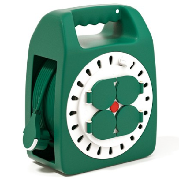 러그박스 코드릴 LED캡형 멀티탭 4구 LUG-G15MDP, 20m, 그린화이트, 1개 49,800원