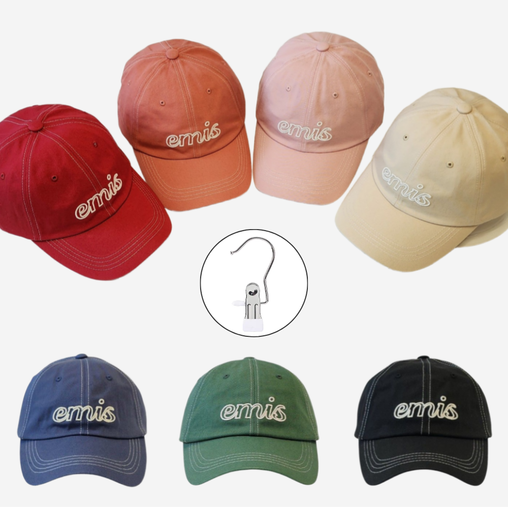 [국내정품] 25SS 이미스 모자 레터링 로고 화이트 스티치 볼캡 + 모자집게 66,870원