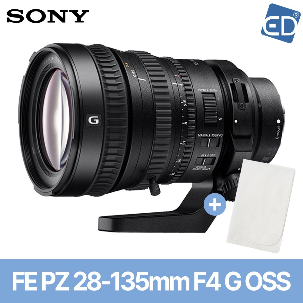 소니정품 FE PZ 28-135mm F4 G OSS/풀프레임 영상 줌 렌즈/SELP28135G/ED 2,860,000원