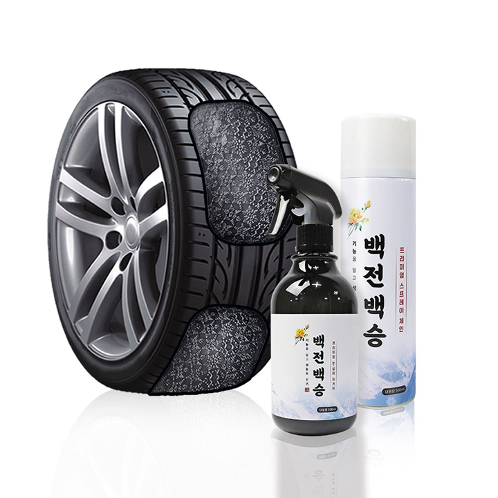 딜온 한파대비 차량용 겨울나기 스노우체인 스프레이체인 성에제거제 패키지 42,800원