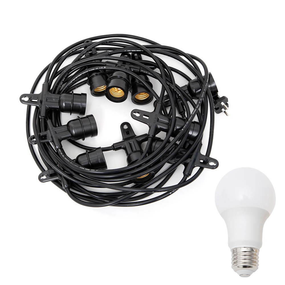 파티조명 LED 벌브8W 램프 포함 파티라이트 스트링라이트 오징어등 줄조명 트리조명 캠핑조명 방수 야외조명 72,060원