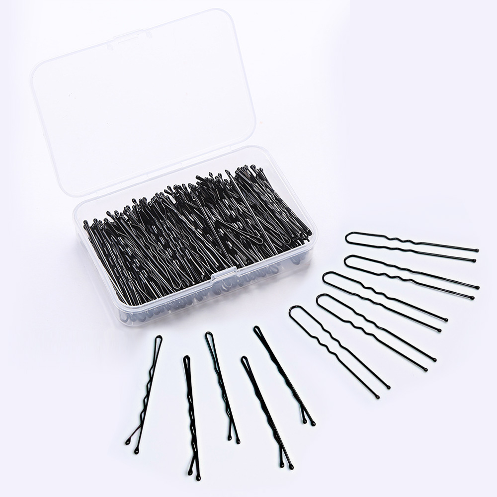 무식이네 샤프라인 대용량 헤어 실핀 물결 100p + U자 100p + 케이스 4,990원