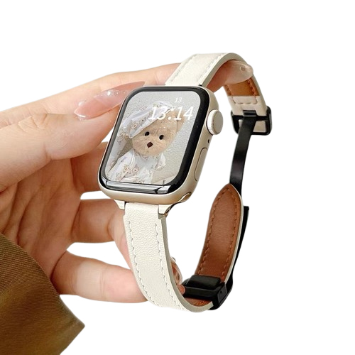 투에이비 애플워치 호환 가죽 마그네틱 슬림 스트랩, 1개, 화이트 8,450원