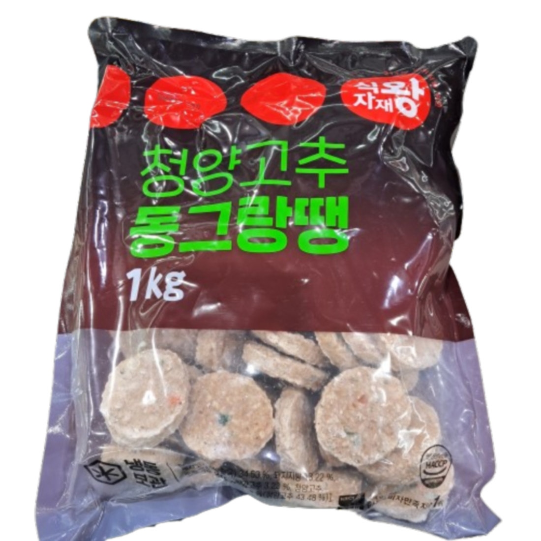 식자재왕 청양고추 동그랑땡 1kg, 3개, 1kg 18,850원
