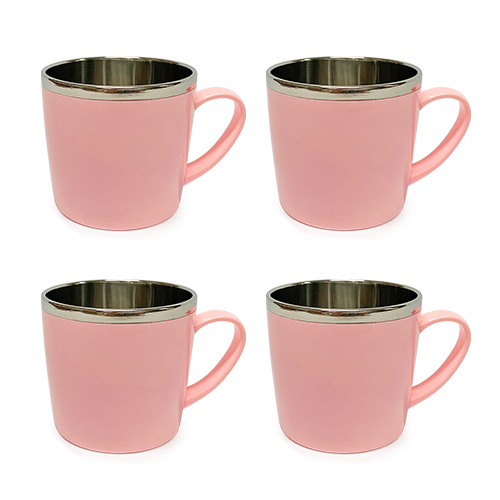 이중 플라스틱 어린이집 개인 위생 스텐 손잡이 컵 12,000원