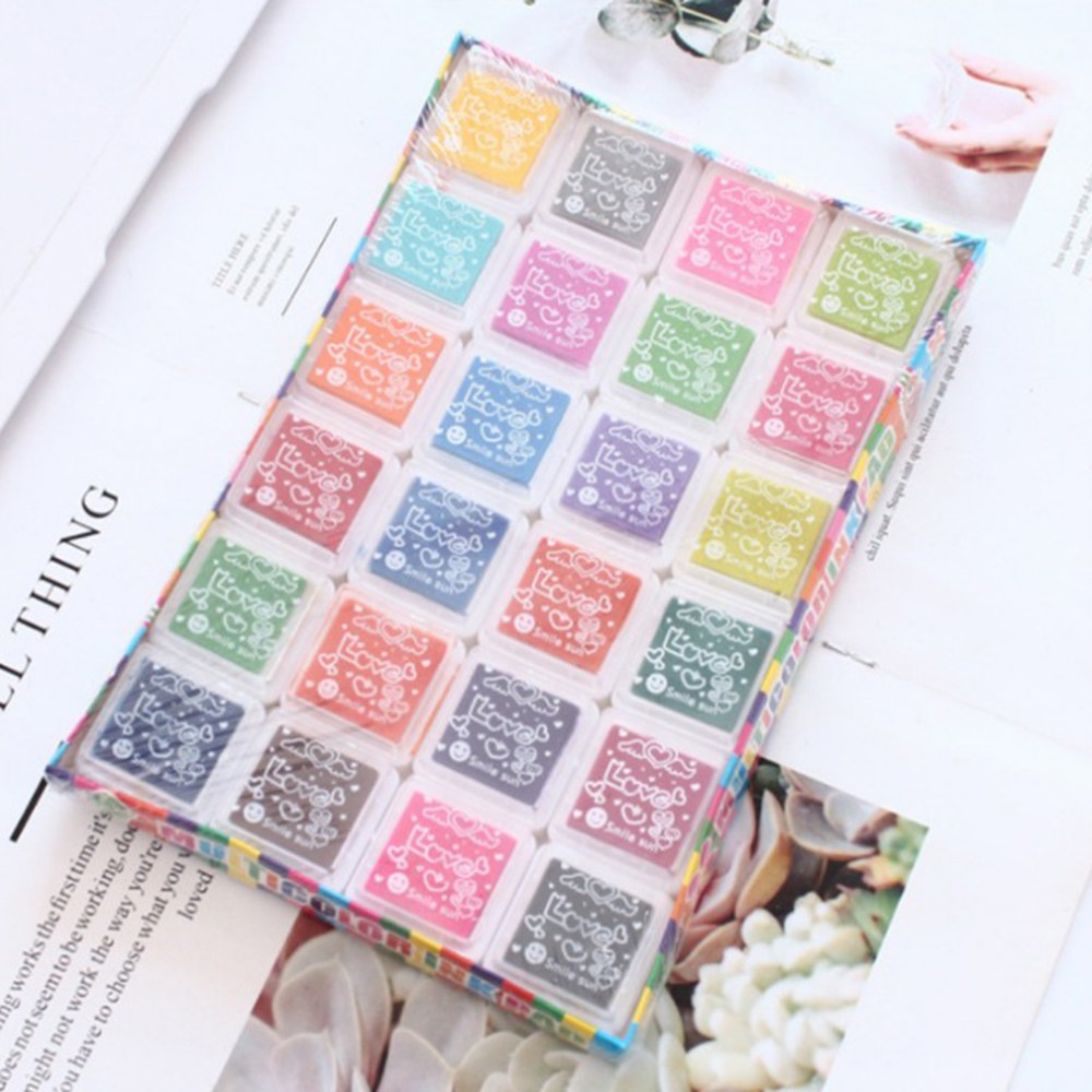 다이어리레시피 스탬프 미니 잉크 패드 24색 24,300원