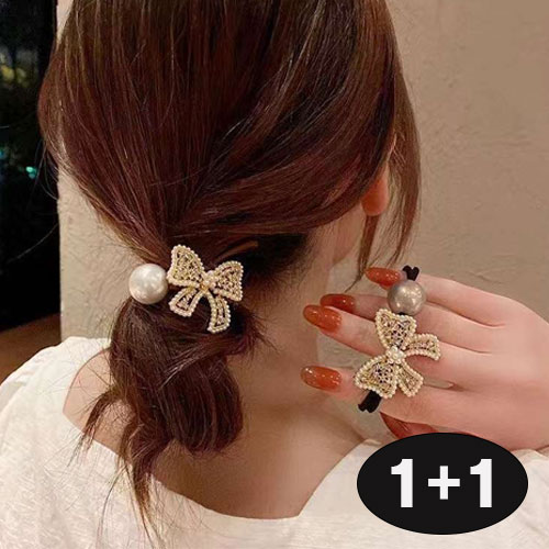 공주마마/1+1구성버블펄리본머리끈(2개한세트) 7,000원