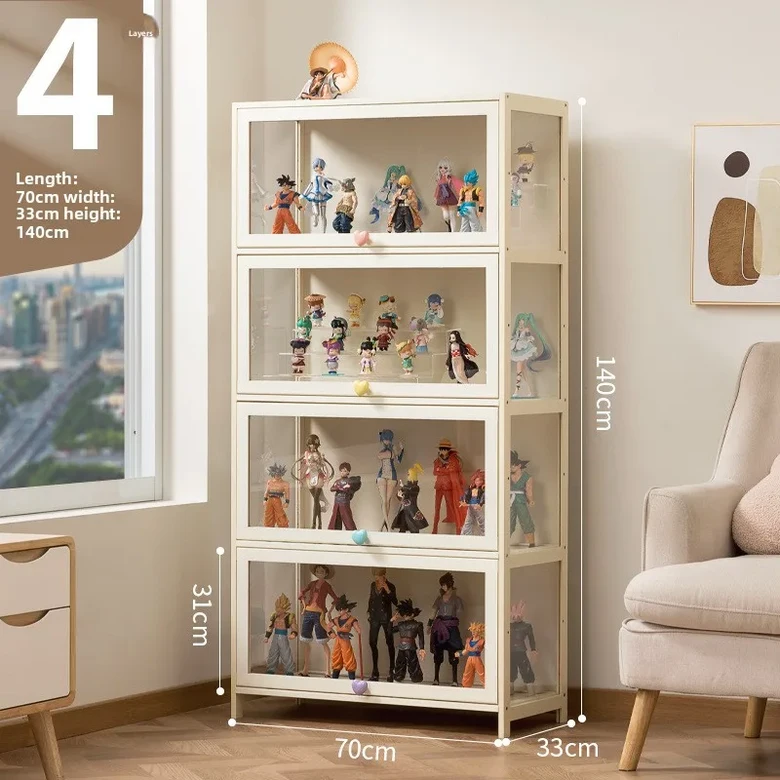 피규어 레고 전시 캐비닛 가정 크림색 방풍 아크릴 투명 모델 장난감 블라인드 박스 128,100원