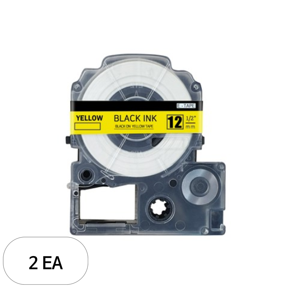 오피스토어 엡손 호환 라벨테이프 SC12YW 12mm 20,000원