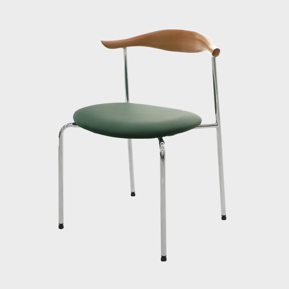 꼼므 인테리어 소뿔 디자인 카페 원목 식탁의자 85,000원