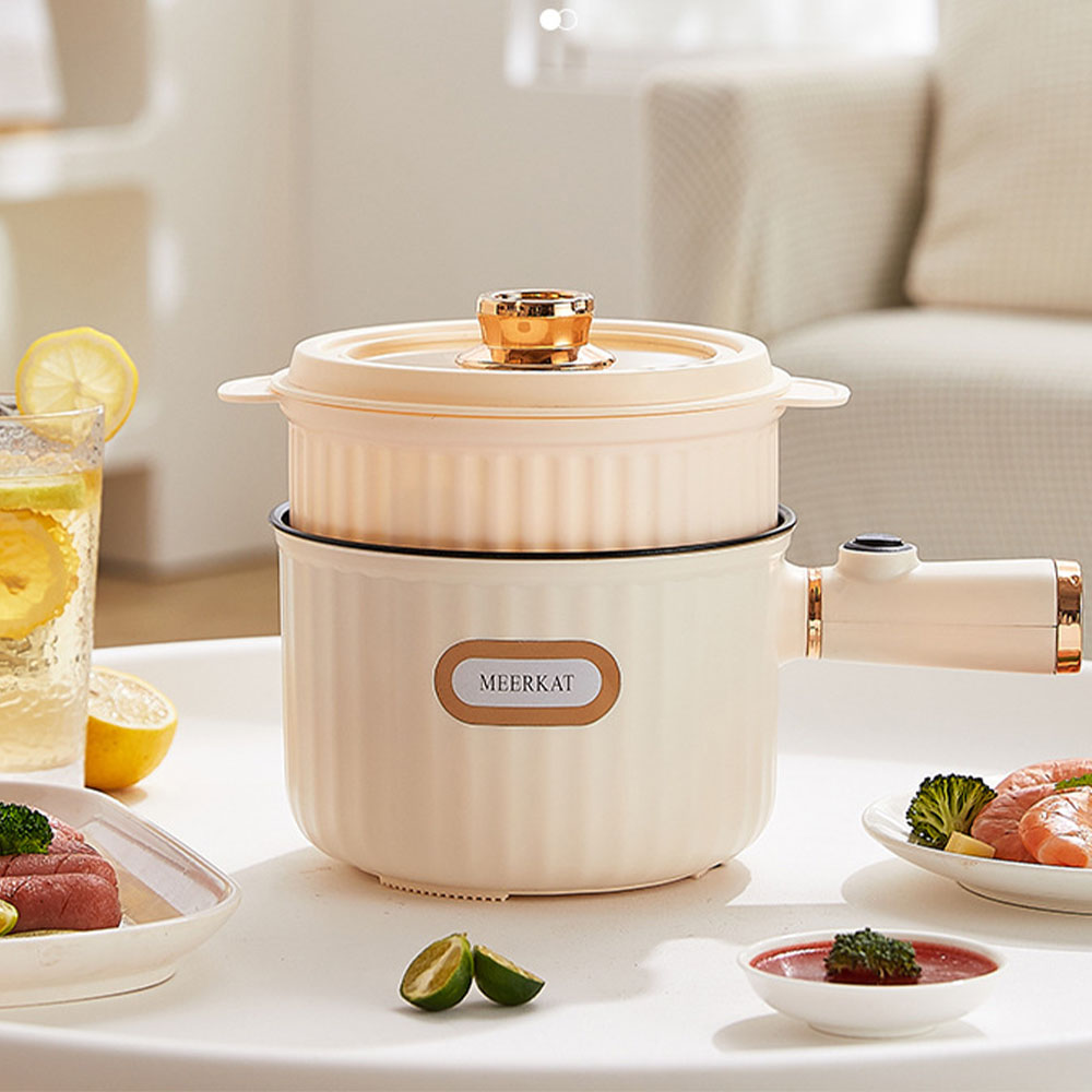 SMABAT 전기 냄비세트 전기 멀티포트 라면 냄비 찜기 냄비세트 1.6L 대용량 뚜껑포함 15,900원