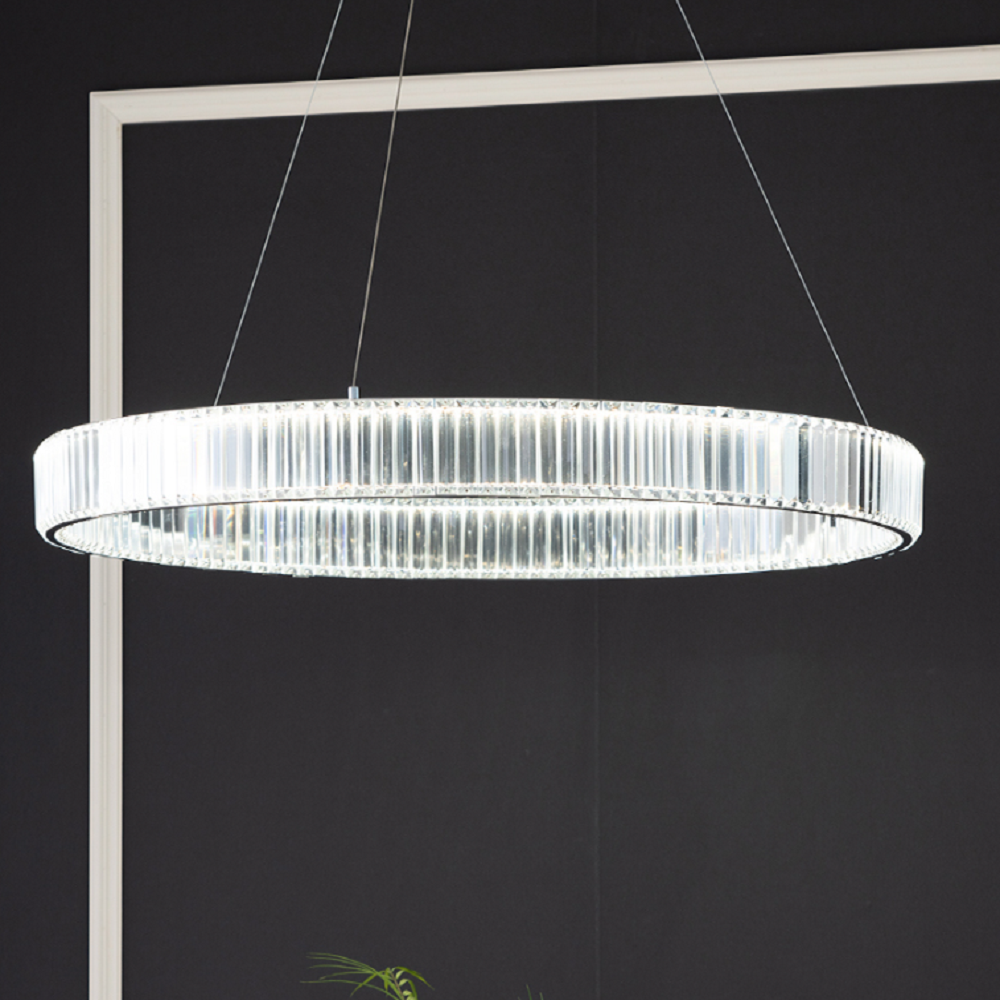 LED 펜던트 3size 크리스탈 원형 링 조명 인테리어 고급 거실등 천장등 무드등 인테리어등 560,000원