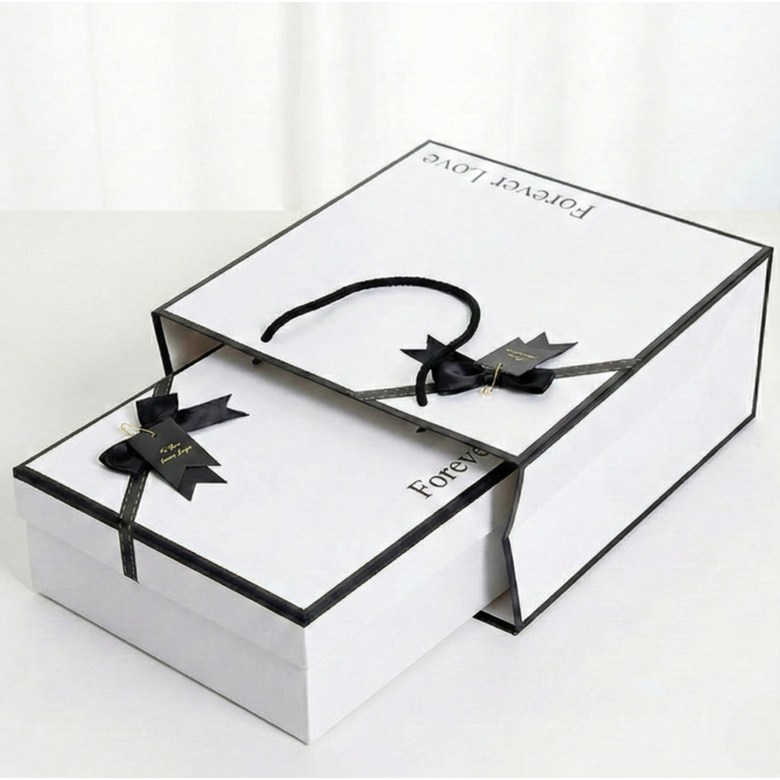 라워스 올인원 선물 포장 박스, 1세트, 화이트 10,000원