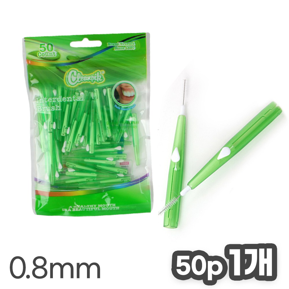 클린픽 치간 브러쉬 I형 그린 SS 6,450원