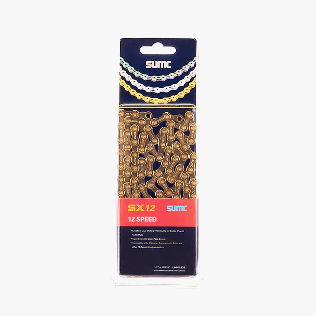 SUMC SX12 12단 로드 MTB 산악 자전거 체인(시마노, 스램 호환), 1개, 골드 65,000원