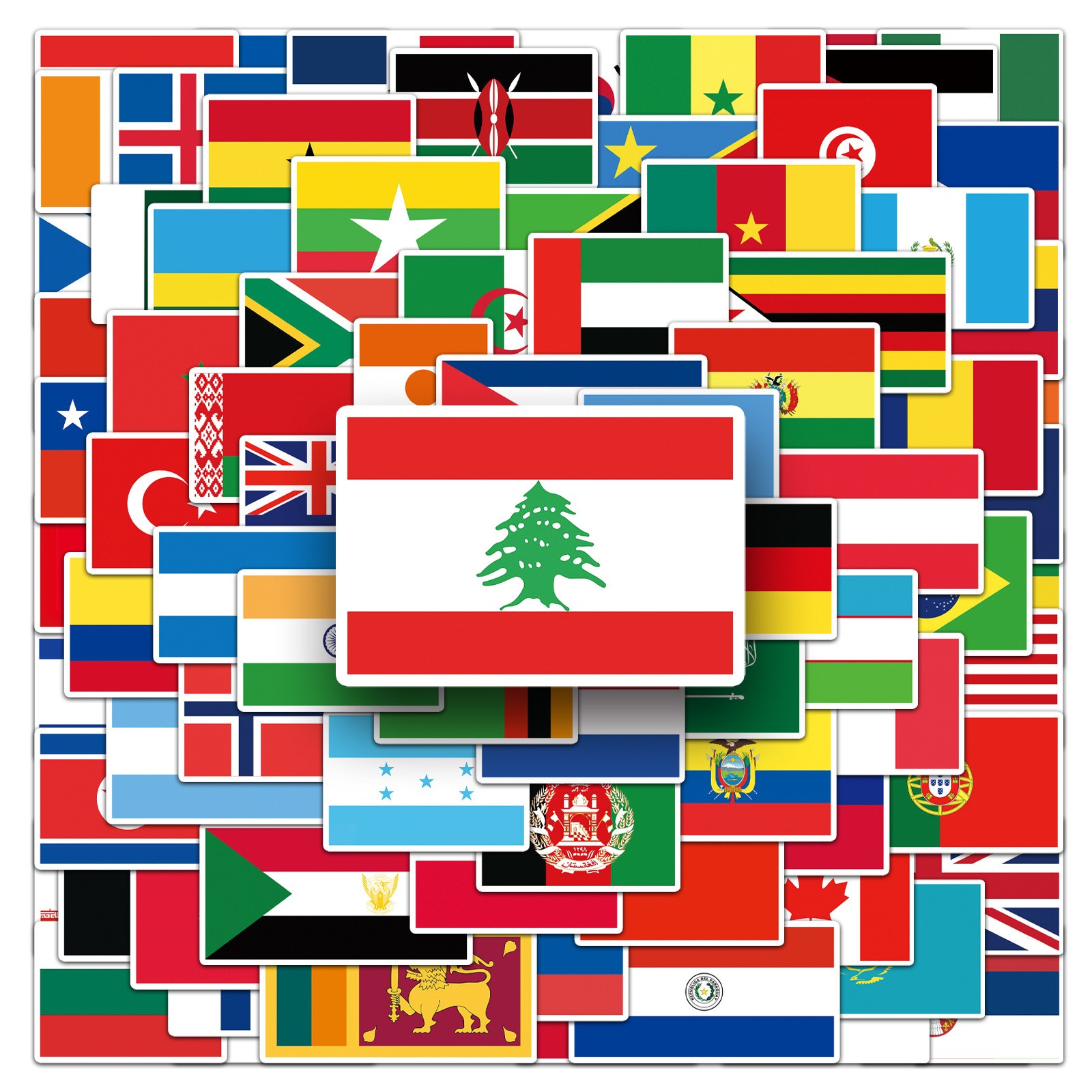 번블랙 유럽 세계여행 국가 전세계 국기 캐리어 다꾸 폰꾸 방수 스티커, 1세트, 세계 국기1 7,900원