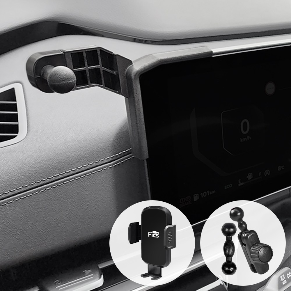 픽스 글로벌 카니발 KA4 페이스리프트 차량용 핸드폰 거치대 세트, 블랙, 1개 34,500원