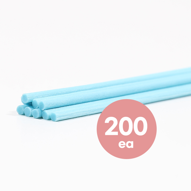 아쿠아블루 3mm 200개 섬유리드 디퓨저 스틱 발향 디퓨져 12,900원