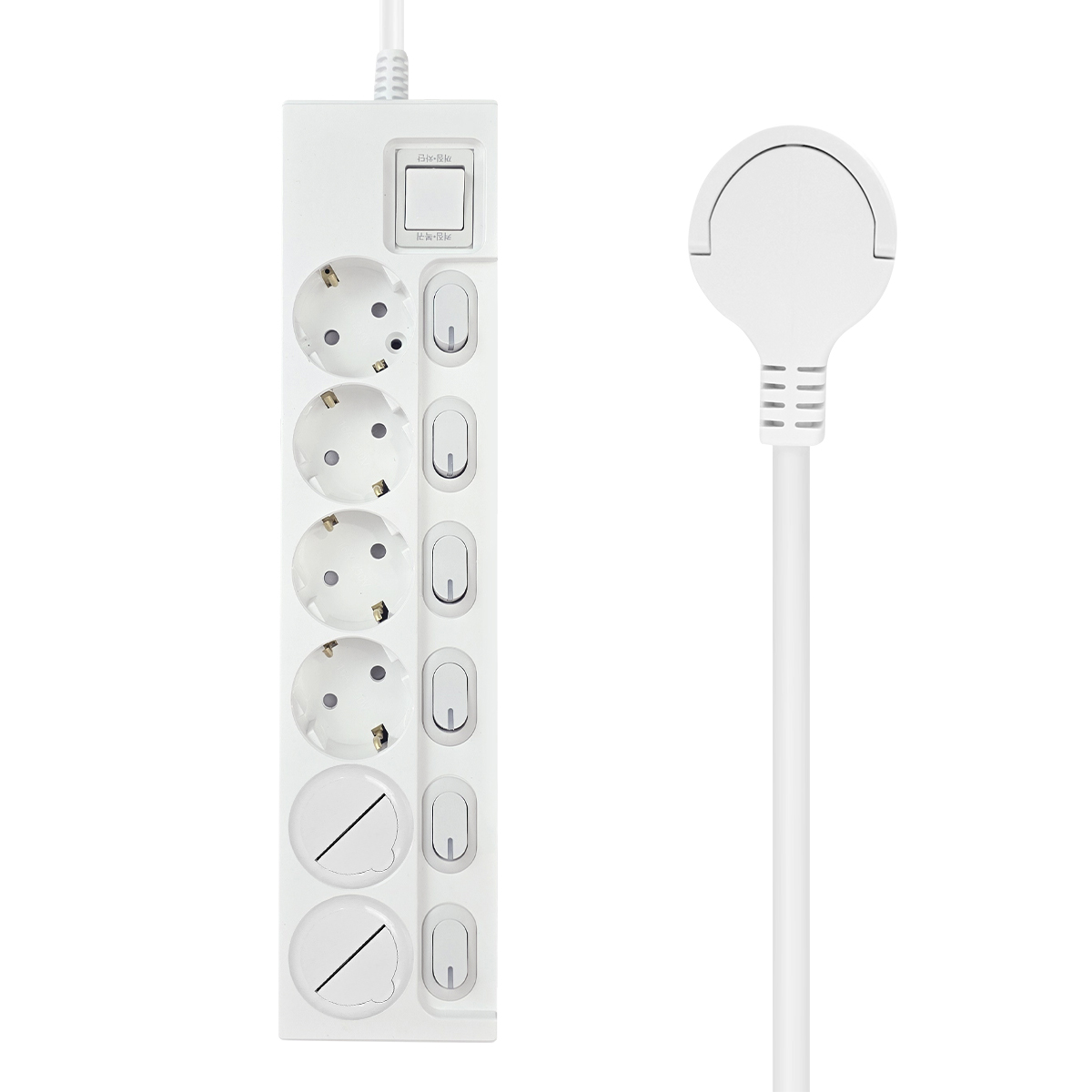 원스탑 재로갭 슬림 개별 스위치 멀티탭 6구 16A + 안전커버 2p 17,460원