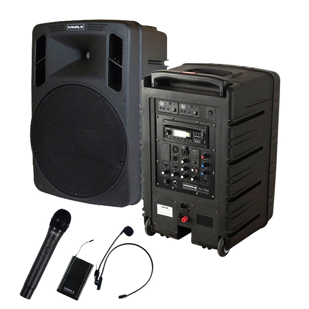 카날스 BK-1260 충전 이동식 버스킹앰프 스피커 600W 무선마이크 2개 1,950,000원