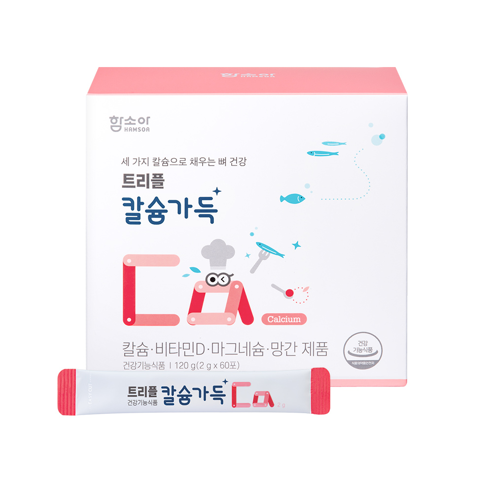 함소아 트리플 칼슘가득 어린이 칼슘제, 1개, 120g 20,370원