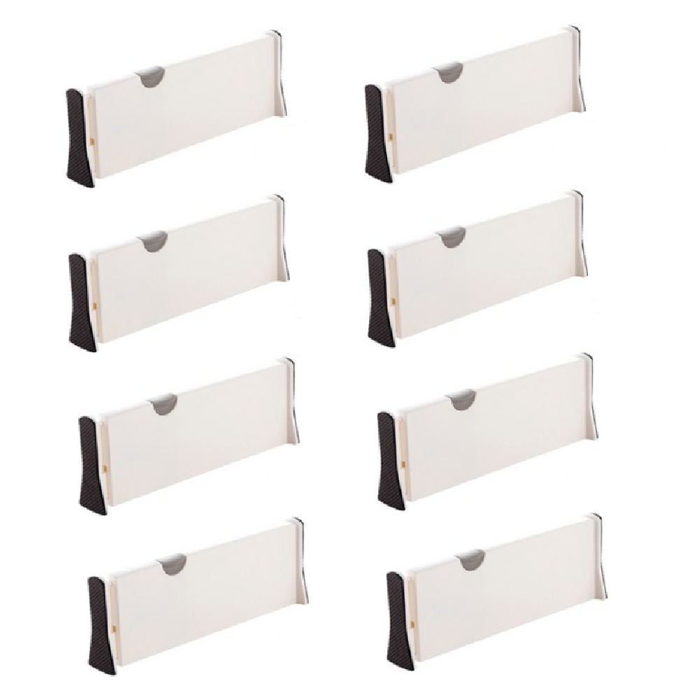 쇼핑1번지 길이조절 서랍 칸막이 책 꽂이 주방 옷장 침대밑서랍 파티션 다용도 공간분리 정리함, 기본형, 8개 30,900원