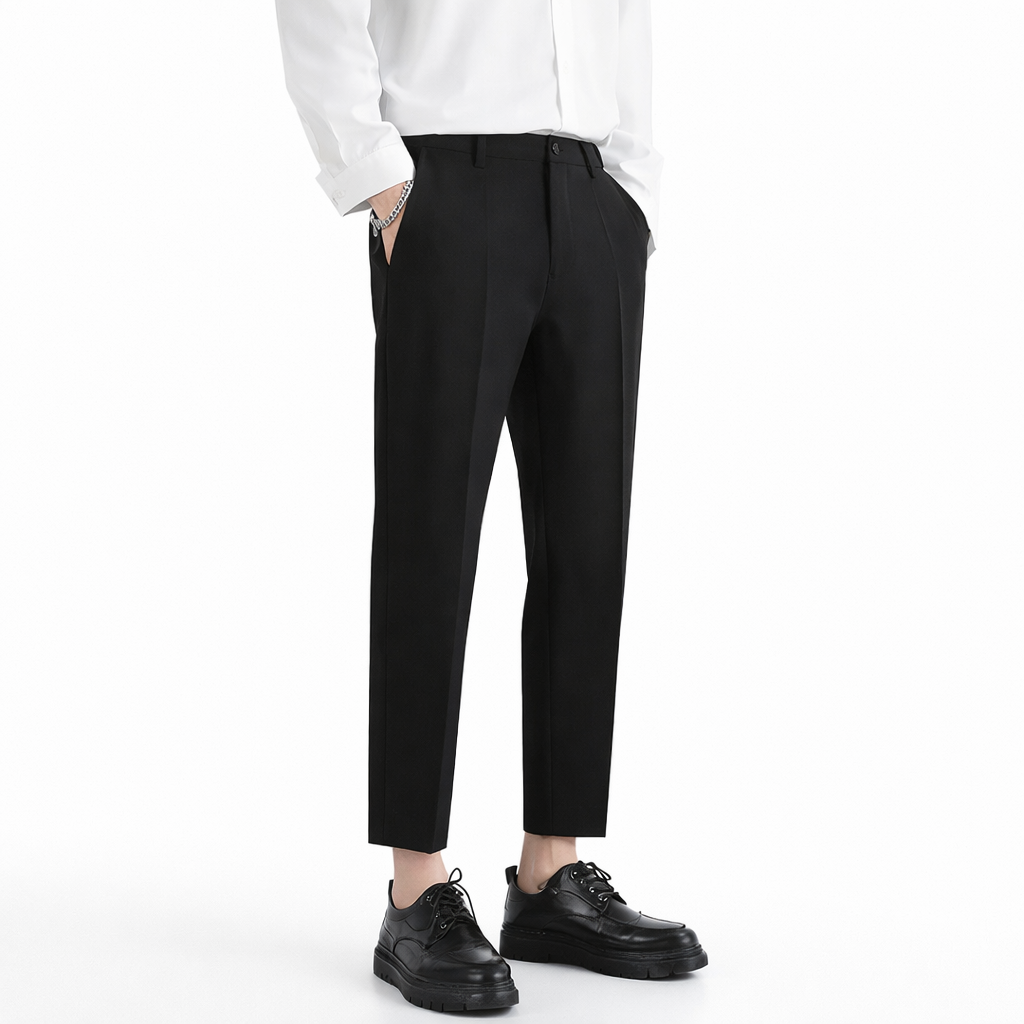 차쿠 남성 9부 정장바지 스판바지 비즈니스 일자 바지 출퇴근 바지 캐주얼 바지 기지바지 빅사이즈 14,800원