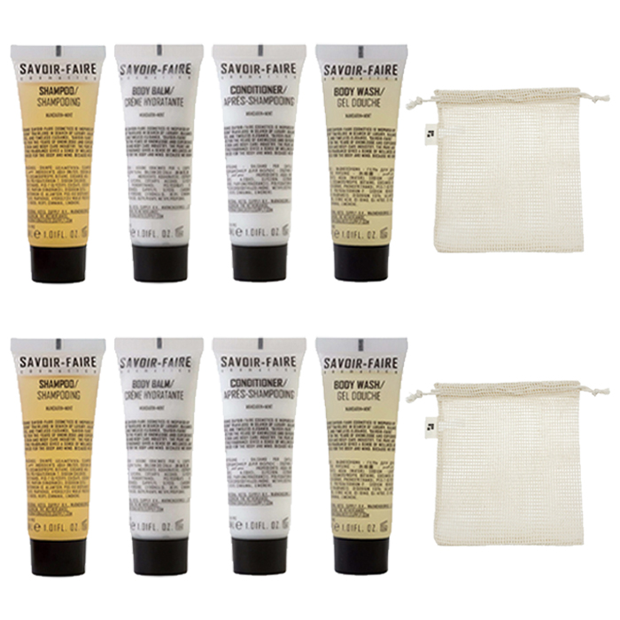 소유공간 호텔용 어메니티 4종 + 파우치 세트, 2세트 11,900원